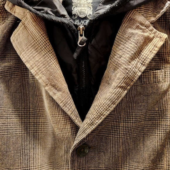 Boy's Winter/Fall Jacket 2 in 1, Size 8, Children's Place, Ltd Edition, Brown - Picture 4 of 11